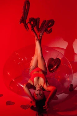 Pole Addict Bliss Top - Red -Pole Dance Clothing & Shoes Shop 15