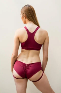 Lunalae Lure You Low-Rise Garter Shorts - Wine -Pole Dance Clothing & Shoes Shop 18 dc798dfb 4ebd 47cc 9ec3 ef477c2e9087