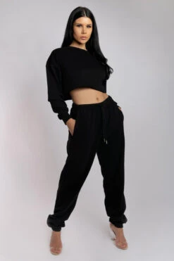 CXIX Oversized Jogger Bottoms - Black -Pole Dance Clothing & Shoes Shop 20 08 20CreaturesofXIXEcom 43