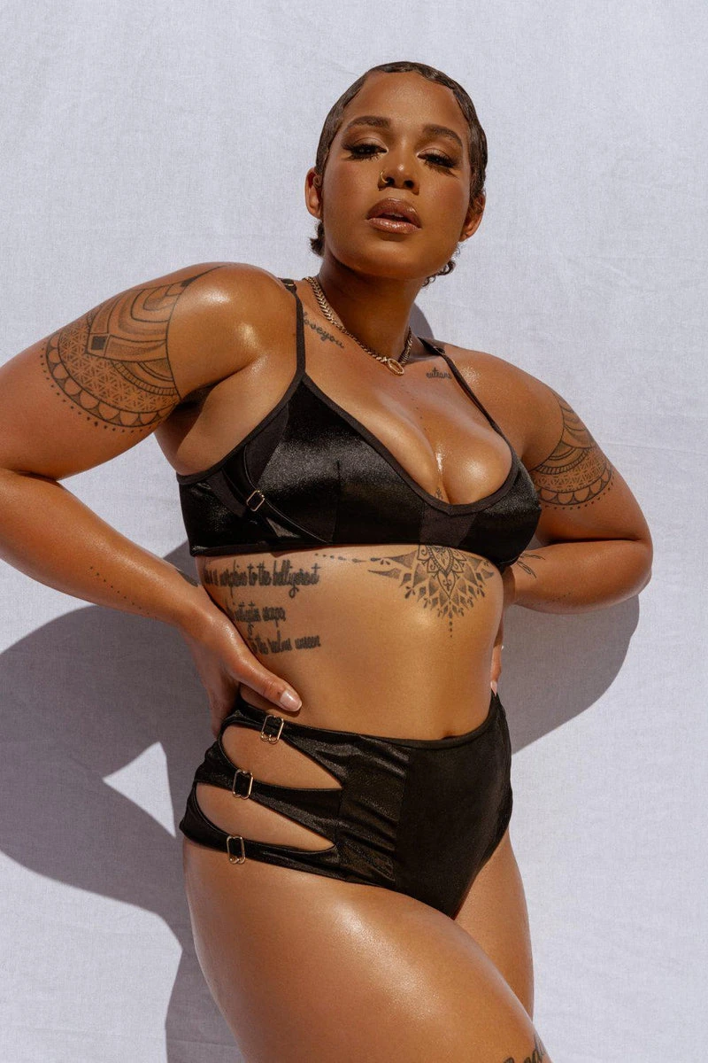 CXIX Aphrodite Bralette - Black 8 CXIX Aphrodite Bralette - Black - Image 8