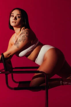 Pole Addict Bliss Top - White -Pole Dance Clothing & Shoes Shop 20