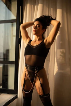 Rolling Halo Harness - Black -Pole Dance Clothing & Shoes Shop 201007 RollingBrand 2058