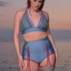 HotCakes Polewear Thetis Bottoms - Marine Blue & Red