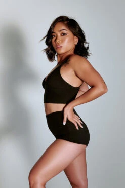 CXIX LuxLounge Triangle Top - Black -Pole Dance Clothing & Shoes Shop 21 04 22Creatures 117crop