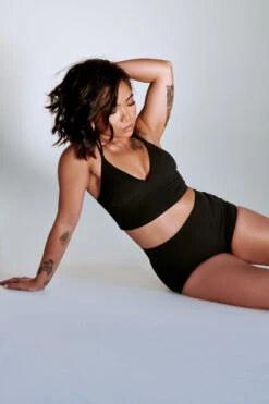 CXIX LuxLounge Triangle Top - Black -Pole Dance Clothing & Shoes Shop 21 04 22Creatures 119