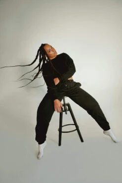 CXIX Oversized Jogger Bottoms - Black -Pole Dance Clothing & Shoes Shop 21 04 22Creatures2824 11