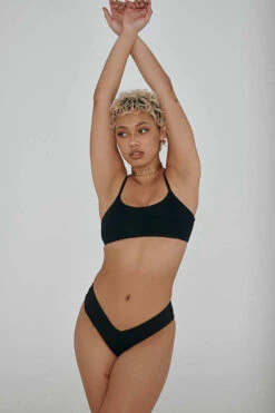 CXIX The Hills Bottoms - Ribbed Black