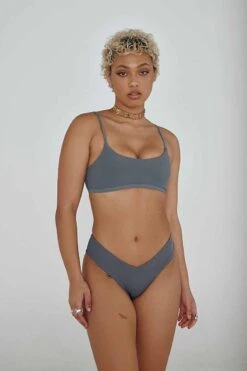 CXIX The Hills Top - Ribbed Dark Grey