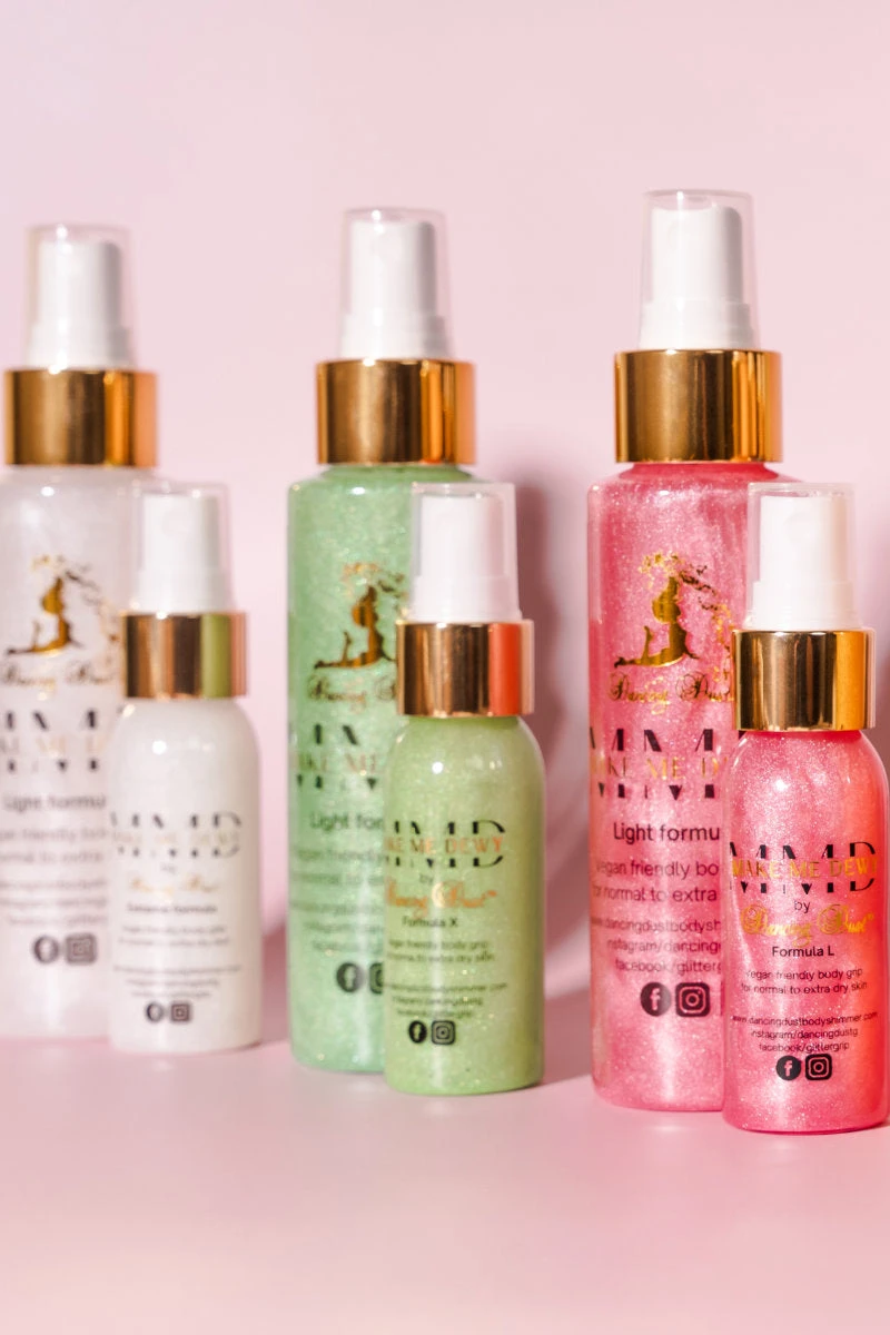 Dancing Dust Make Me Dewy Light - Pink (100ml) 6 Dancing Dust Make Me Dewy Light - Pink (100ml) - Image 6