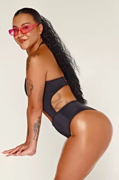 CXIX Dollhaus Halter Bodysuit - Black -Pole Dance Clothing & Shoes Shop 23 01 03CXIX 4411