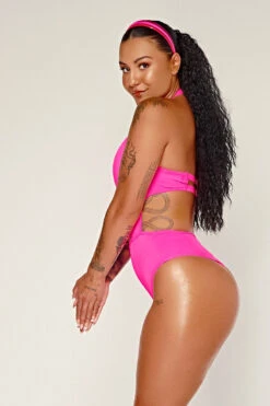 CXIX Dollhaus Halter Bodysuit - Pink -Pole Dance Clothing & Shoes Shop 23 01 03CXIX 5401