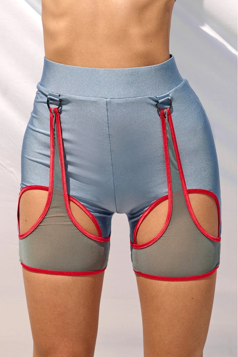 HotCakes Polewear Thetis Bottoms - Marine Blue & Red 4 HotCakes Polewear Thetis Bottoms - Marine Blue & Red - Image 4