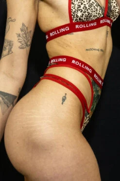 Rolling Linger Bottoms - Selva/Red -Pole Dance Clothing & Shoes Shop 23 9 3 393 A141D0C8B1FC4B868C3FBBA4057C2270