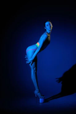 Rolling Pony Bottom Harness - Neon -Pole Dance Clothing & Shoes Shop 2RollingNeon58