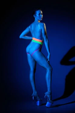 Rolling Pony Bottom Harness - Neon -Pole Dance Clothing & Shoes Shop 2RollingNeon59