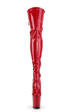 Pleaser USA Flamingo-3063 8inch Thigh High Pleaser Boots - Patent Red -Pole Dance Clothing & Shoes Shop 2 1fd510fe db0b 486f bd45 56f24780460c