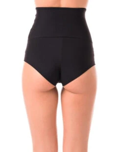 Dragonfly Betty High-Waisted Shorts - Black -Pole Dance Clothing & Shoes Shop 4478 vysoke pole dance kalhotky betty