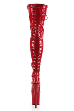 Pleaser USA Flamingo-3063 8inch Thigh High Pleaser Boots - Patent Red -Pole Dance Clothing & Shoes Shop 4 b0275c00 10b8 41fb 91ed a37e704f2a92