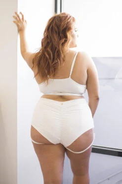 Lunalae Lure You High Waisted Garter Shorts - White -Pole Dance Clothing & Shoes Shop 6R7A7356 78d990d4 7c5d 4fe4 b8aa 9d8fc31d85e9