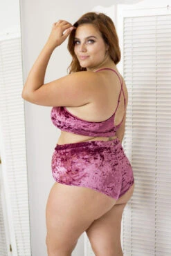 Lunalae Delphine Top - Rose Velvet 17 Lunalae Delphine Top - Rose Velvet -Pole Dance Clothing & Shoes Shop 6R7A7721 12e732d9 ee62 42bc 8450 d63d1584facf