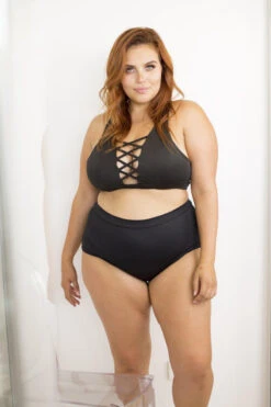 Lunalae High Waist Shorts - Black 11 Lunalae High Waist Shorts - Black -Pole Dance Clothing & Shoes Shop 6R7A8484 1