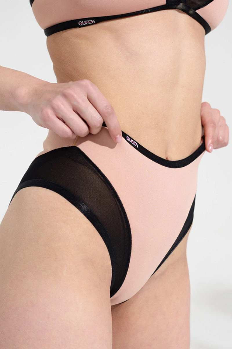 Queen Glory Shorts - Latte 1 Queen Glory Shorts - Latte