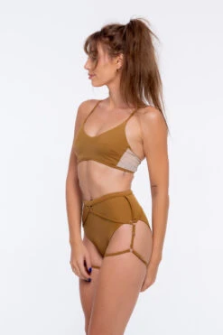 Nona Perkasa Angel Bottoms - Brass -Pole Dance Clothing & Shoes Shop AngelBottomBrass05