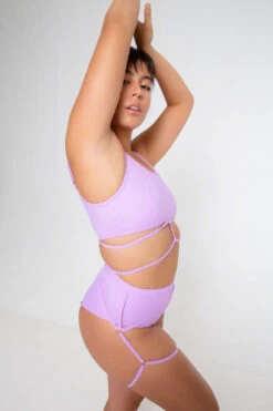 Nona Perkasa Angel Bottoms - Mauve 11 Nona Perkasa Angel Bottoms - Mauve -Pole Dance Clothing & Shoes Shop AngelMauve03