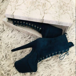 Hella Heels BabyDoll 8inch Boots - Teal 14 Hella Heels BabyDoll 8inch Boots - Teal -Pole Dance Clothing & Shoes Shop BD Teal 8 Inch 4