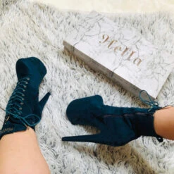 Hella Heels BabyDoll 8inch Boots - Teal 12 Hella Heels BabyDoll 8inch Boots - Teal -Pole Dance Clothing & Shoes Shop BD Teal 8 Inch 8