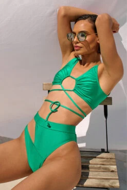 HotCakes Polewear Savanna Bottoms - Emerald -Pole Dance Clothing & Shoes Shop CLOSEUP 5f780df4 2218 408a 9332 5758f94c780d
