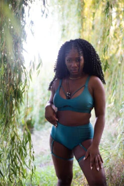 Chantay Polewear Cherryribbon Garter Shorts - Forest -Pole Dance Clothing & Shoes Shop CherryribbonShorts Forest 25 600x 03df9919 24bb 4f12 be45 e14f92331ac3 1