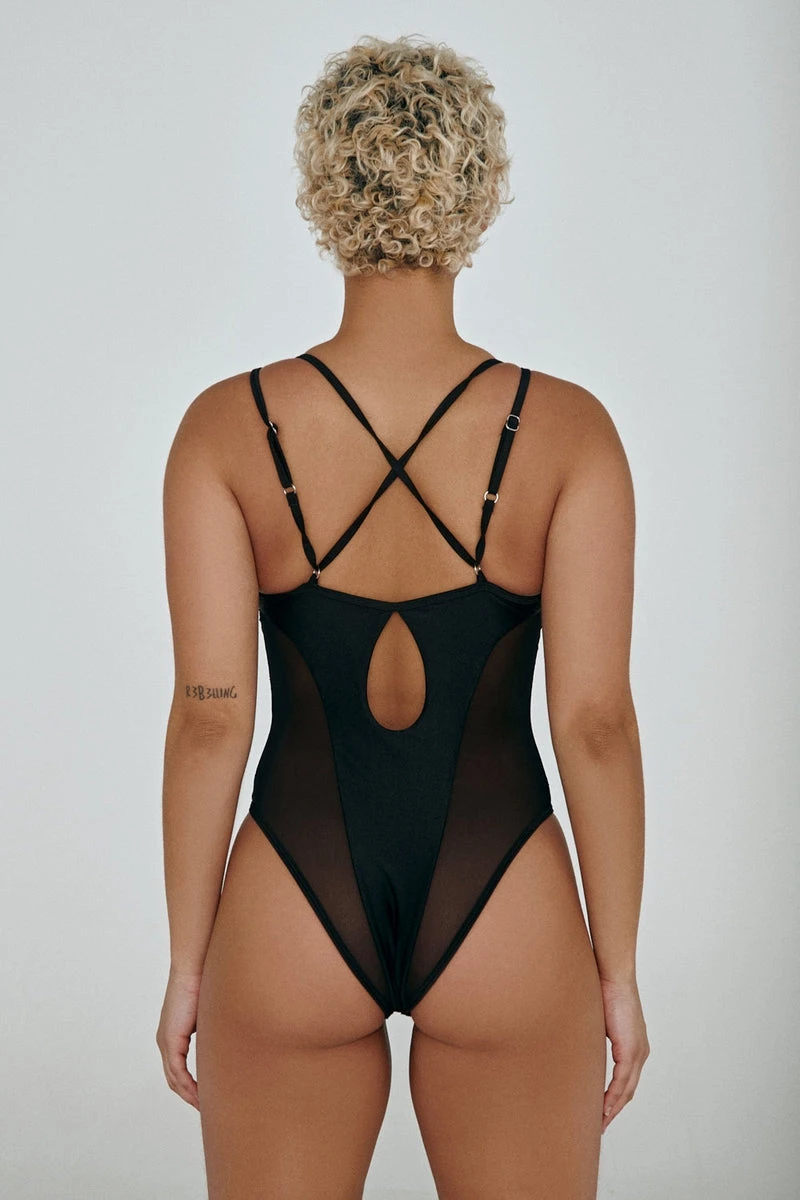 CXIX Classique Bodysuit - Black 2 CXIX Classique Bodysuit - Black - Image 2