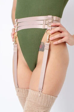 Rolling Halo Harness - Beige -Pole Dance Clothing & Shoes Shop Copiade MG 6872