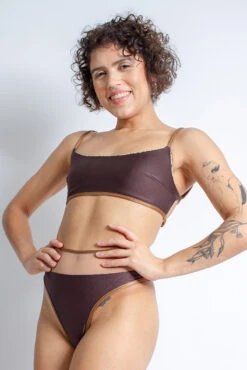 Rolling Vento Reversible Selva Bottoms - Beige Leopard/Chocolate -Pole Dance Clothing & Shoes Shop Copiade MG 7216