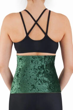 Dragonfly Back Warmer - Velvet Emerald 5 Dragonfly Back Warmer - Velvet Emerald -Pole Dance Clothing & Shoes Shop DF Velvet Backwarmer emerald3