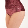 Dragonfly Betty High-Waisted Shorts - Velvet Amaranth