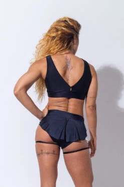 Sorte Diva Secret Skirt Bottoms - Black -Pole Dance Clothing & Shoes Shop DIVASECRET 3 1