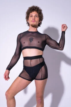 Sorte Twilight Bottoms - Black -Pole Dance Clothing & Shoes Shop DSC1722