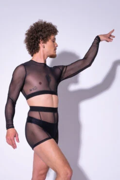 Sorte Twilight Bottoms - Black -Pole Dance Clothing & Shoes Shop DSC1728 1