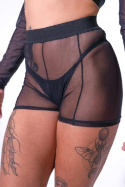 Sorte Twilight Bottoms - Black -Pole Dance Clothing & Shoes Shop DSC1801 Edit 1