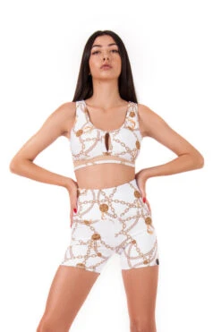 Pole Addict Biker Shorts - Aida Blanco -Pole Dance Clothing & Shoes Shop DSC 6282