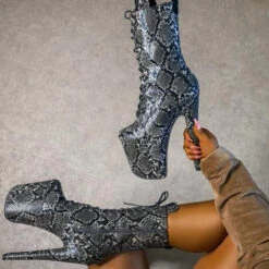 Hella Heels Maneater Boots - 8inch 9 Hella Heels Maneater Boots - 8inch -Pole Dance Clothing & Shoes Shop Edit lowres 10