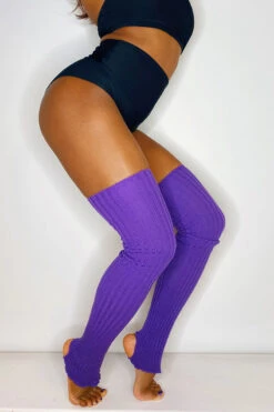 Thigh High Legwarmers - Purple 9 Thigh High Legwarmers - Purple -Pole Dance Clothing & Shoes Shop F561EEE9 7BE0 44AA B889 7C589695C442