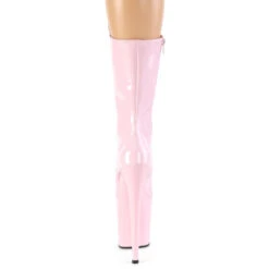 Pleaser USA Flamingo-1050 8inch Pleaser Boots - Patent Baby Pink -Pole Dance Clothing & Shoes Shop FLAMINGO 1050 BP M09