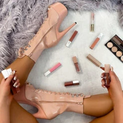 Hella Heels LipKit Open Toe 7inch Boots - Dream On -Pole Dance Clothing & Shoes Shop File 002 Edit e24309ca 506e 450c 9a9b 75056c4875d2