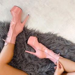 Hella Heels LipKit Open Toe 7inch Boots - Candy Shop -Pole Dance Clothing & Shoes Shop File 015 Edit