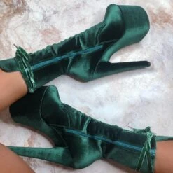 Hella Heels BabyDoll Velvet 7inch Boots - NY Gangster -Pole Dance Clothing & Shoes Shop HBDNYGangster2 900x c2033625 bc19 415c b9d7 cce6ee94df53