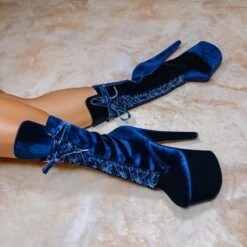 Hella Heels BabyDoll Velvet 7inch Boots - Old Money 5 Hella Heels BabyDoll Velvet 7inch Boots - Old Money -Pole Dance Clothing & Shoes Shop HBDOldMoney1 900x 15cfbbf2 da8d 4701 8e79 2ea1d9b15ba0