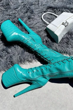 Hella Heels Killing Eve Knee High Boots - 8inch 8 Hella Heels Killing Eve Knee High Boots - 8inch -Pole Dance Clothing & Shoes Shop IMG 0298 1